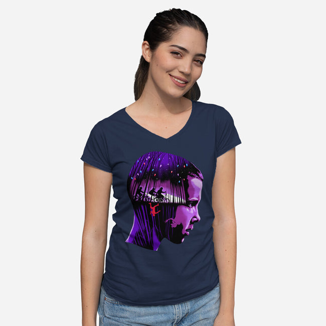 Eleven-womens v-neck tee-zerobriant