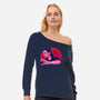 Eleven's Heart-womens off shoulder sweatshirt-zerobriant