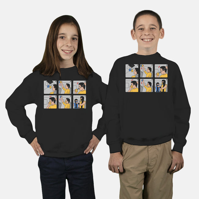 Emergency Kosplay-youth crew neck sweatshirt-ibyes_illustration