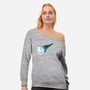 Emil VII-womens off shoulder sweatshirt-Fishmas