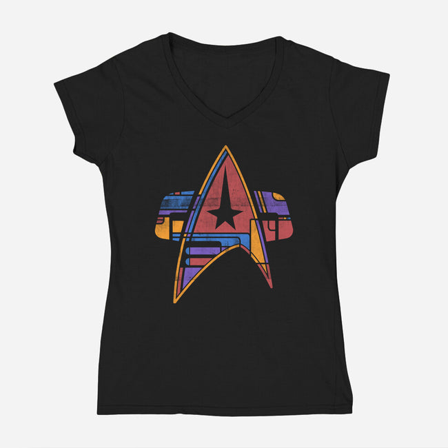 Engage!-womens v-neck tee-ndtank