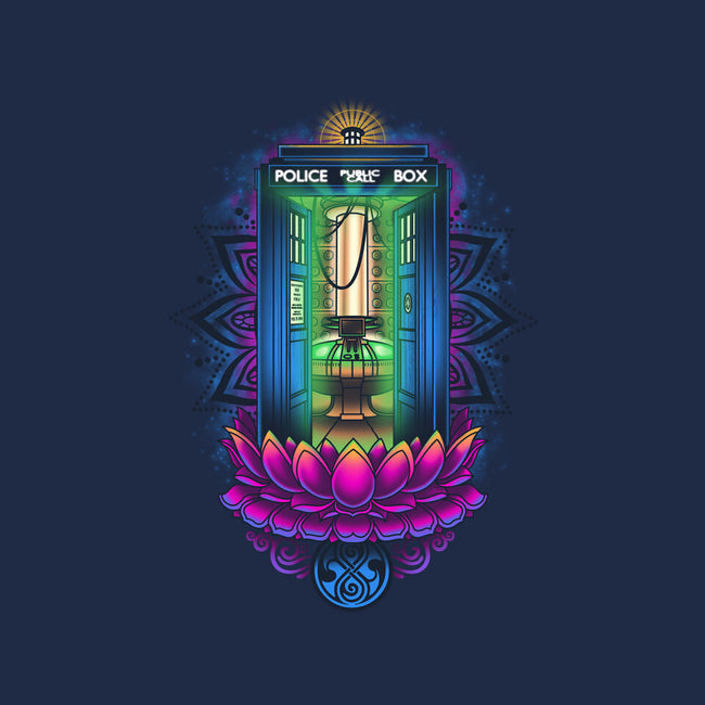 Enlightened Police Box-none stretched canvas-Bamboota