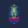 Enlightened Police Box-womens v-neck tee-Bamboota