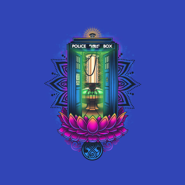 Enlightened Police Box-none stretched canvas-Bamboota