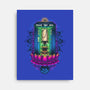 Enlightened Police Box-none stretched canvas-Bamboota