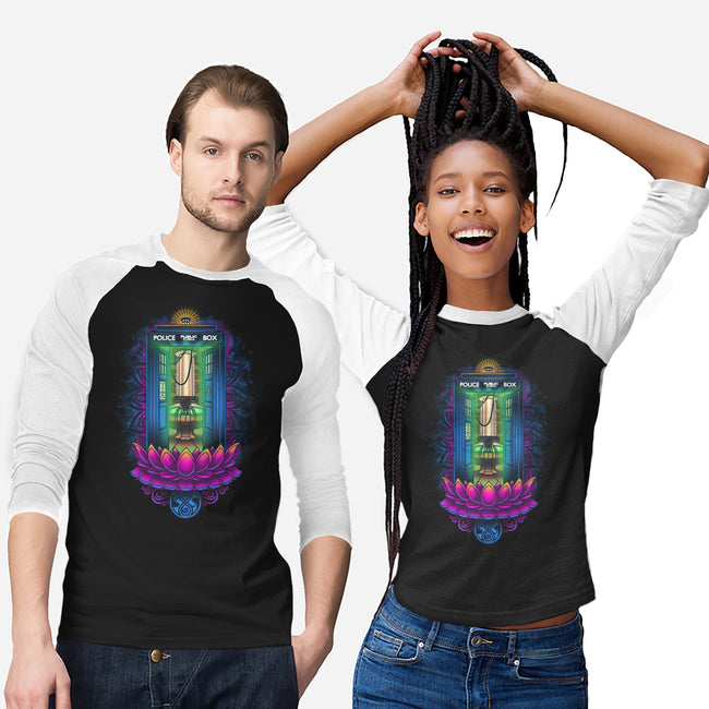 Enlightened Police Box-unisex baseball tee-Bamboota