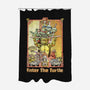 Enter the Turtle-none polyester shower curtain-FunTimesTees