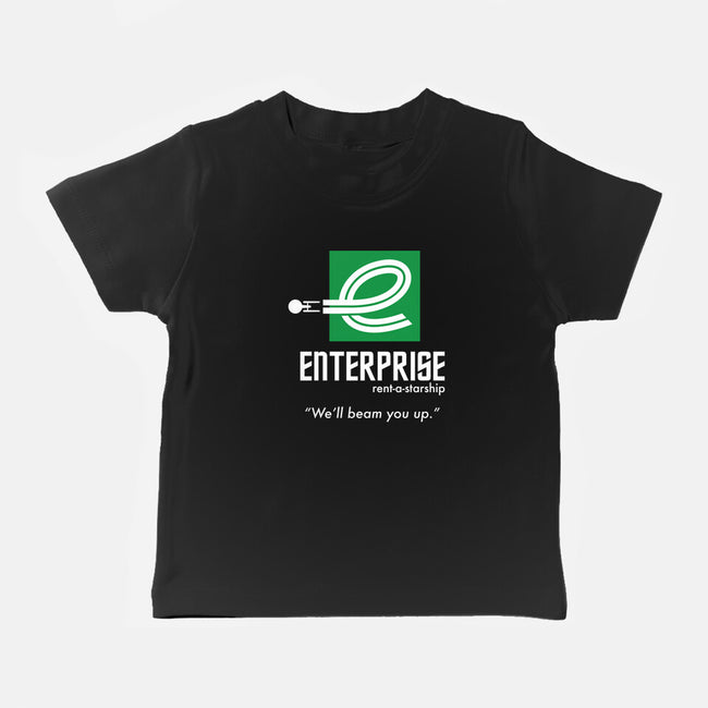 Enterprise Rent-A-Starship-baby basic tee-NomadSlim