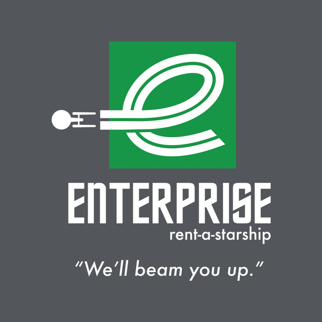 Enterprise Rent-A-Starship-none polyester shower curtain-NomadSlim