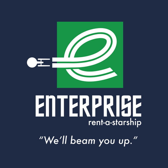 Enterprise Rent-A-Starship-none polyester shower curtain-NomadSlim