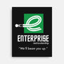 Enterprise Rent-A-Starship-none stretched canvas-NomadSlim