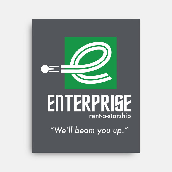 Enterprise Rent-A-Starship-none stretched canvas-NomadSlim