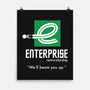 Enterprise Rent-A-Starship-none matte poster-NomadSlim