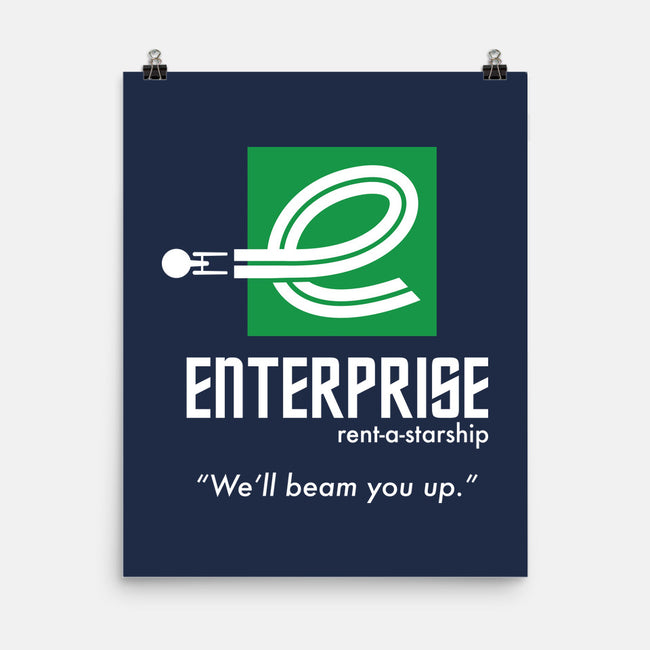 Enterprise Rent-A-Starship-none matte poster-NomadSlim