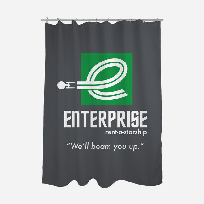 Enterprise Rent-A-Starship-none polyester shower curtain-NomadSlim