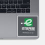 Enterprise Rent-A-Starship-none glossy sticker-NomadSlim