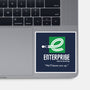 Enterprise Rent-A-Starship-none glossy sticker-NomadSlim