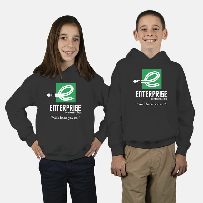 Enterprise Rent-A-Starship-youth pullover sweatshirt-NomadSlim