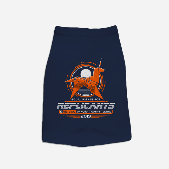 Equal Rights For Replicants-cat basic pet tank-adho1982
