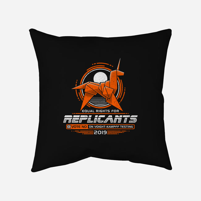 Equal Rights For Replicants-none non-removable cover w insert throw pillow-adho1982