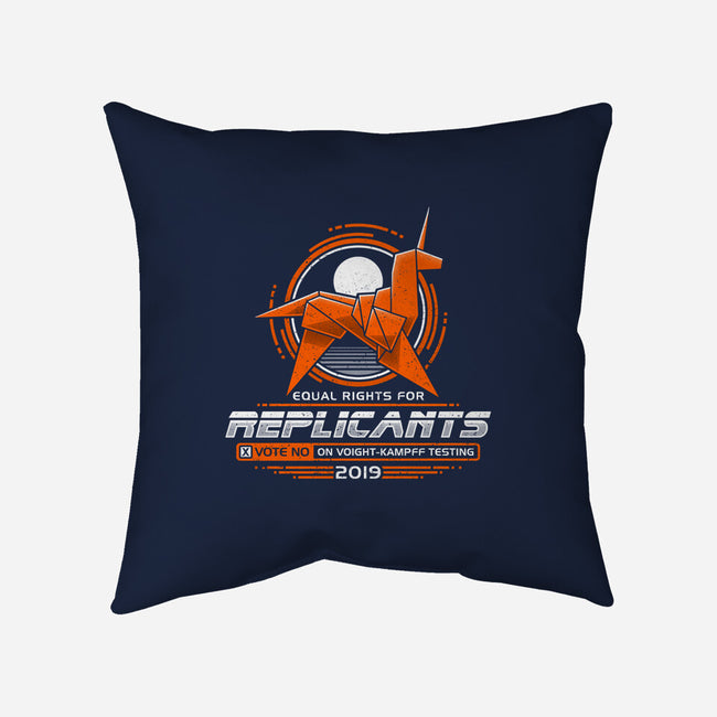 Equal Rights For Replicants-none removable cover w insert throw pillow-adho1982