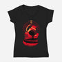 Equivalent Commutationem-womens v-neck tee-yumie