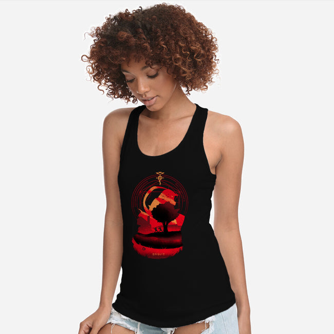 Equivalent Commutationem-womens racerback tank-yumie