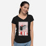 Error 404: Cake not found!-womens v-neck tee-AdmConnor