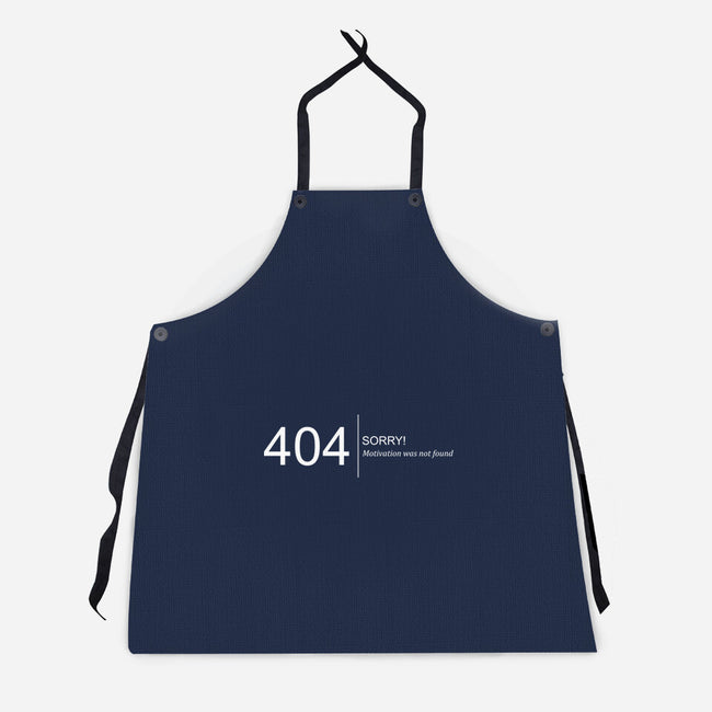 Error: Motivation Not Found-unisex kitchen apron-dudey300
