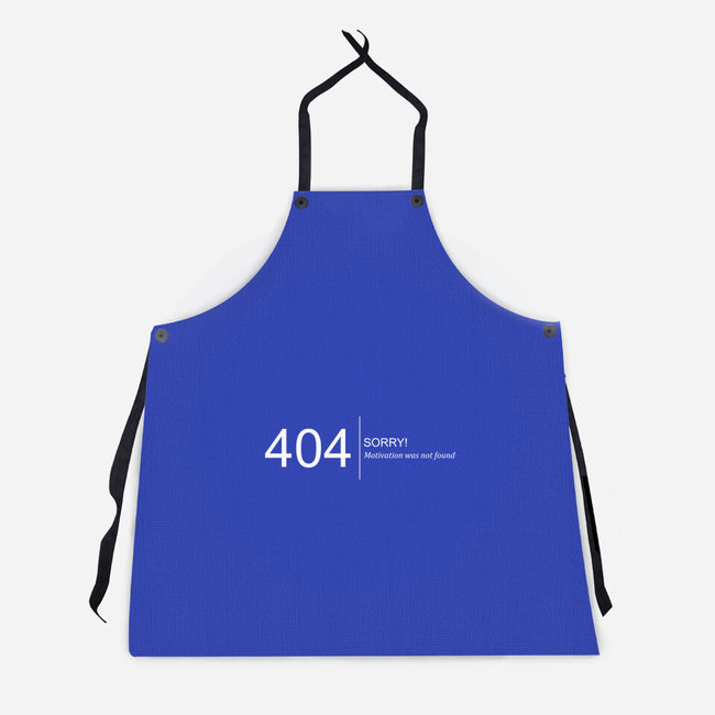 Error: Motivation Not Found-unisex kitchen apron-dudey300
