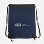 Error: Motivation Not Found-none drawstring bag-dudey300