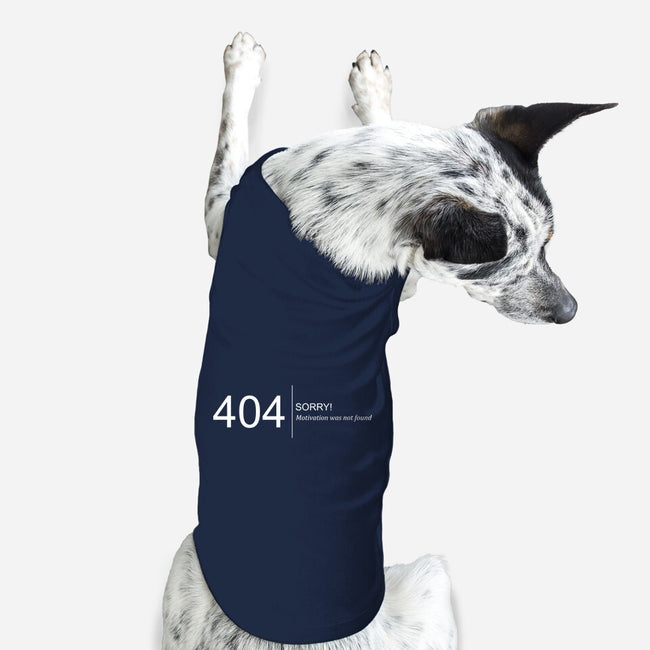 Error: Motivation Not Found-dog basic pet tank-dudey300