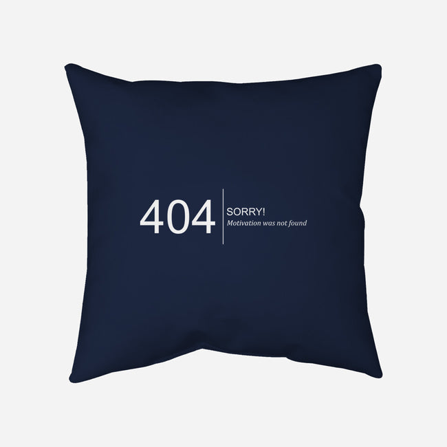 Error: Motivation Not Found-none removable cover throw pillow-dudey300