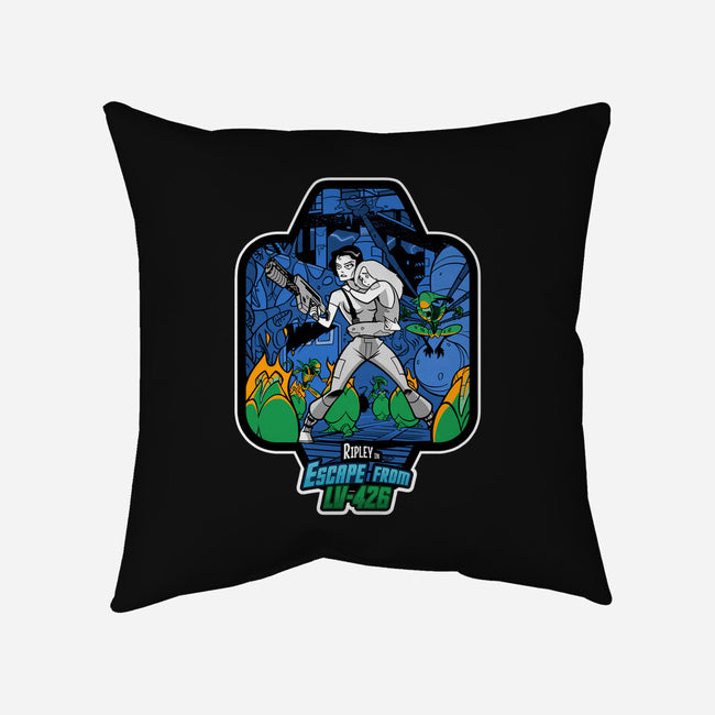 Escape from LV-426-none removable cover throw pillow-inkjava