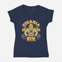 Eternia Gym-womens v-neck tee-jozvoz