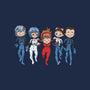 Eva Buddies-womens v-neck tee-DoOomcat