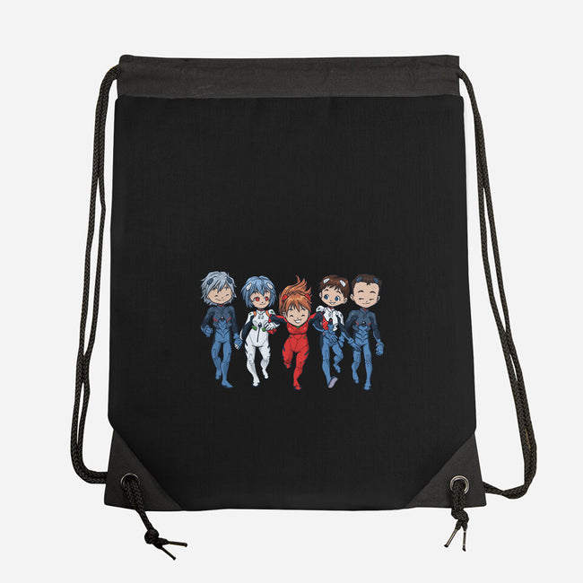 Eva Buddies-none drawstring bag-DoOomcat