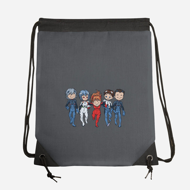 Eva Buddies-none drawstring bag-DoOomcat