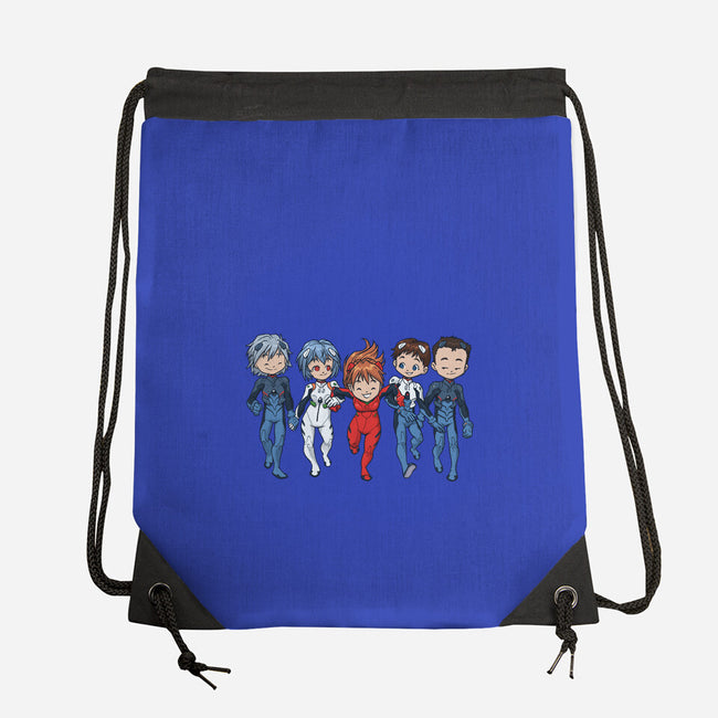 Eva Buddies-none drawstring bag-DoOomcat