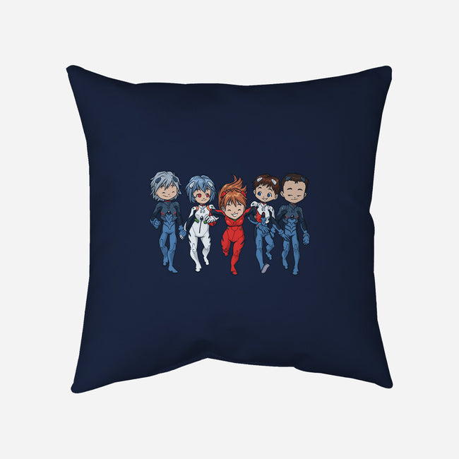 Eva Buddies-none removable cover w insert throw pillow-DoOomcat