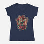 Every Rose Has Its Thorn-womens v-neck tee-TimShumate