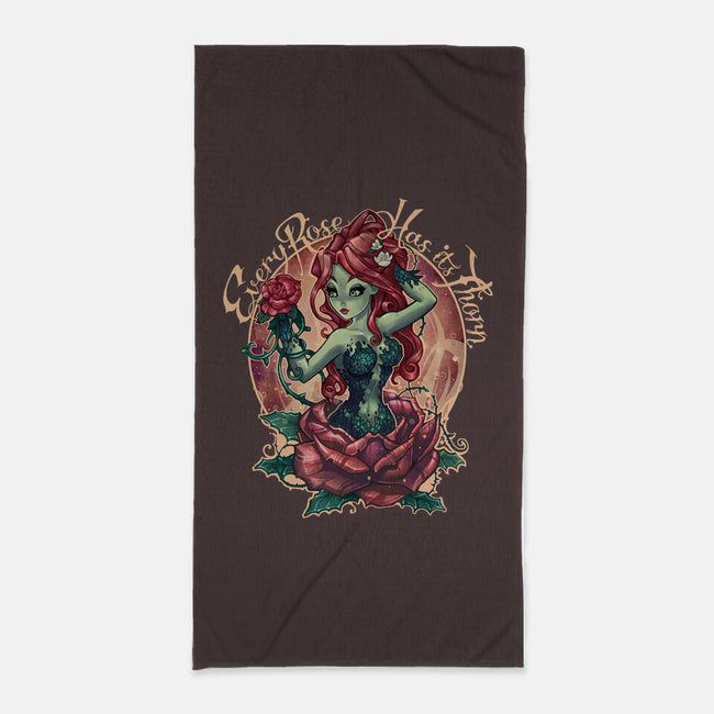 Every Rose Has Its Thorn-none beach towel-TimShumate