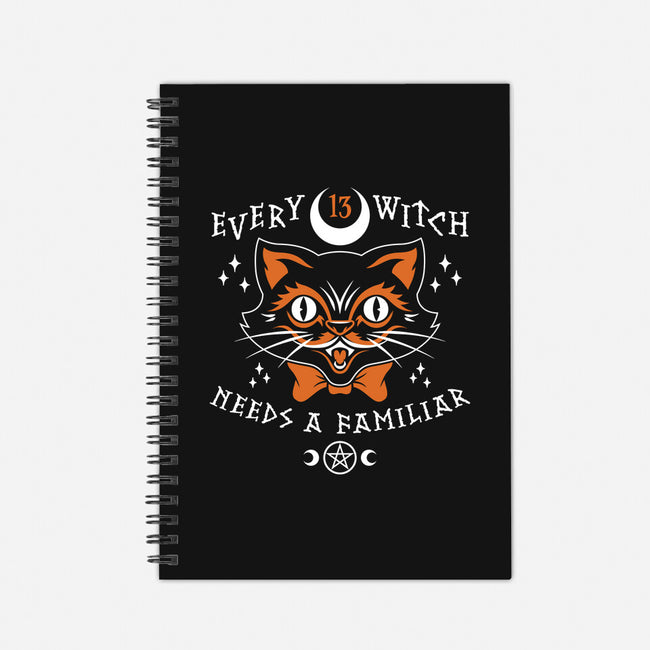 Every Witch Needs A Familiar-none dot grid notebook-nemons