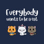 Everybody Wants to be A Cat-none glossy sticker-kosmicsatellite
