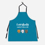 Everybody Wants to be A Cat-unisex kitchen apron-kosmicsatellite