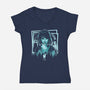 Everyday Hero-womens v-neck tee-TomTrager