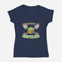 Everyday I'm Shoveling-womens v-neck tee-thehookshot