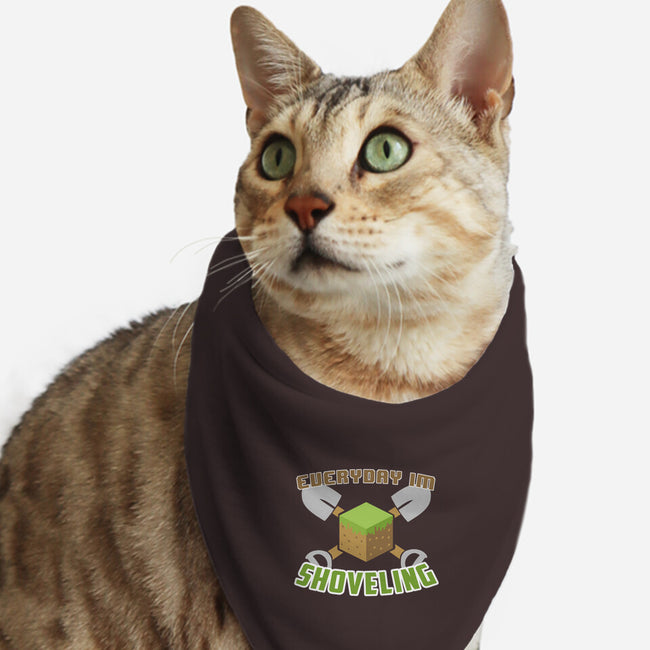 Everyday I'm Shoveling-cat bandana pet collar-thehookshot