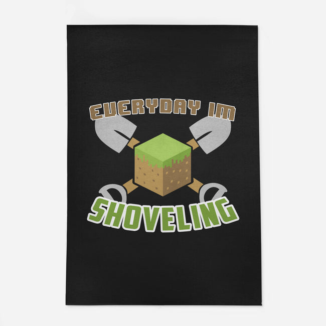 Everyday I'm Shoveling-none outdoor rug-thehookshot