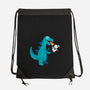 Everyone Loves Marshmallow-none drawstring bag-DinoMike